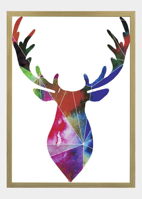 ILLUSTRATION. DEER HEAD