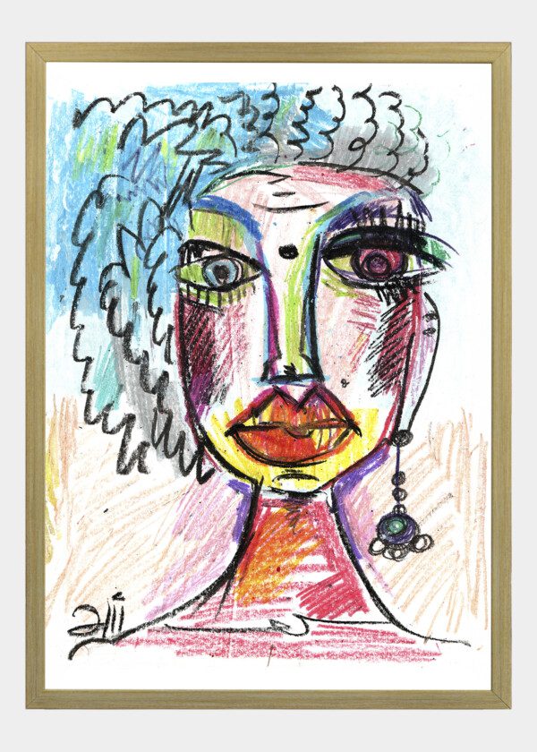 ILLUSTRATION. WOMAN FACE