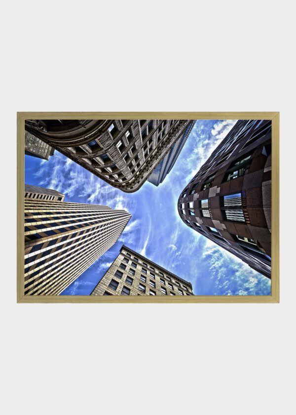 SKY BETWEEN SKYSCRAPERS