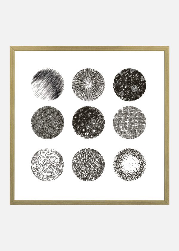 ILLUSRTATION. NINE CIRCLES