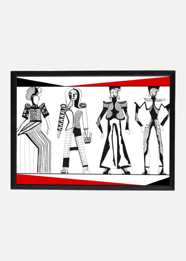 ILLUSTRATION. FASHION DRAWING