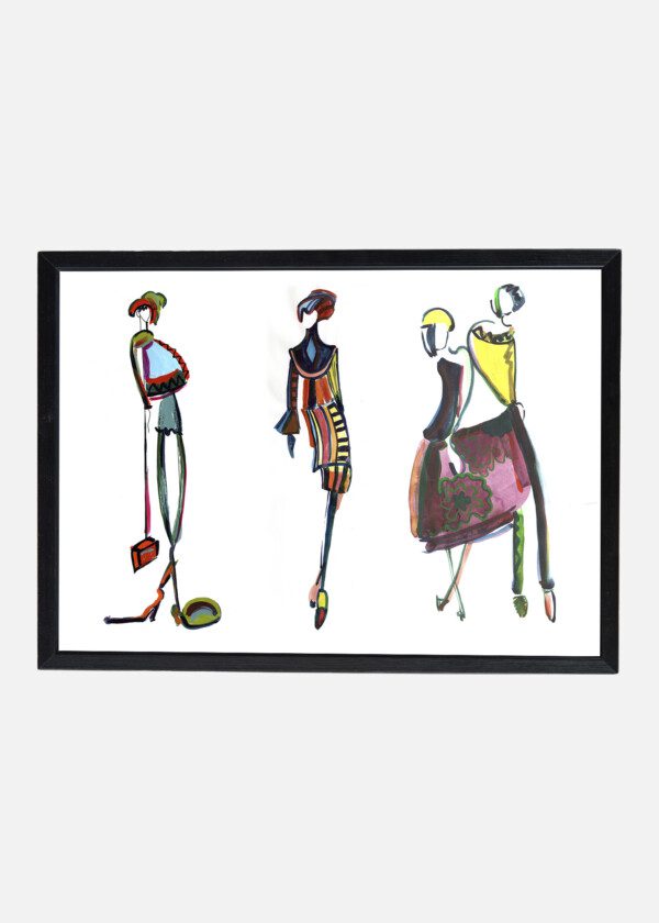 ILLUSTRATION. FASHION DRAWING