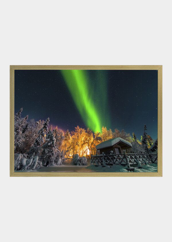 STARS AND NORTHERN LIGHTS