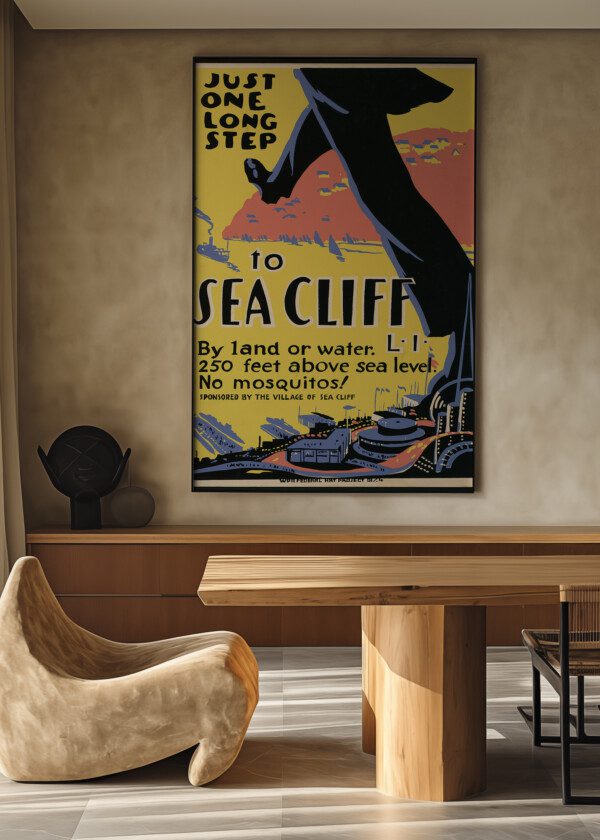 POSTER. TO SEA CLIFF