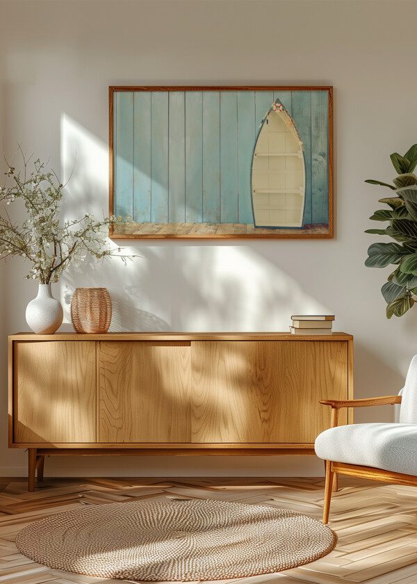 ROWING BOAT-AS-SHELF