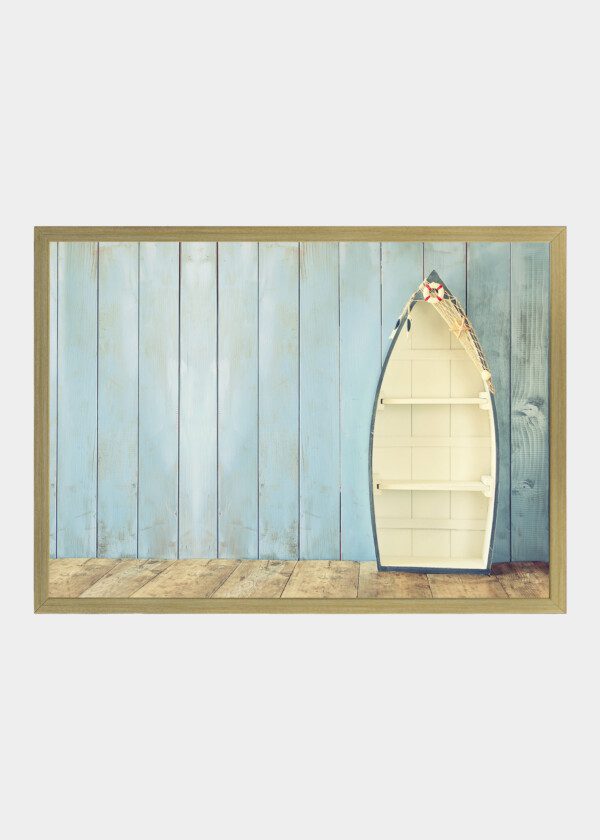 ROWING BOAT-AS-SHELF