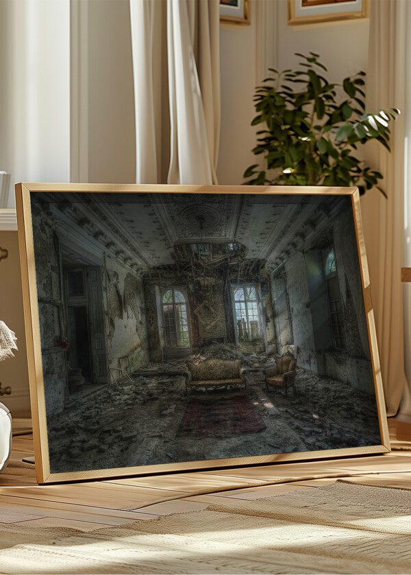 INTERIOR OLD DARK ROOM