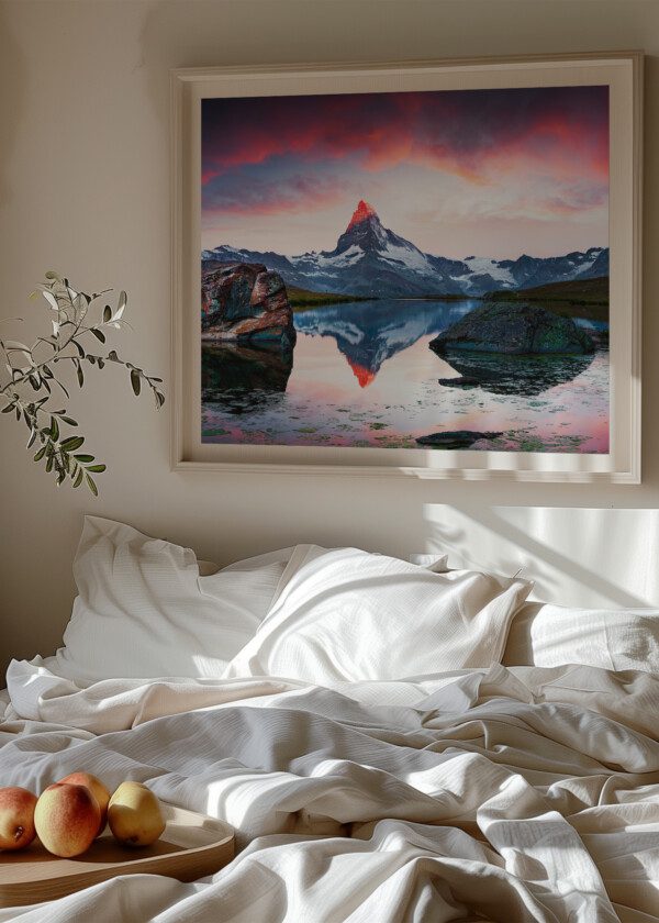 MATTERHORN AND RED SKY