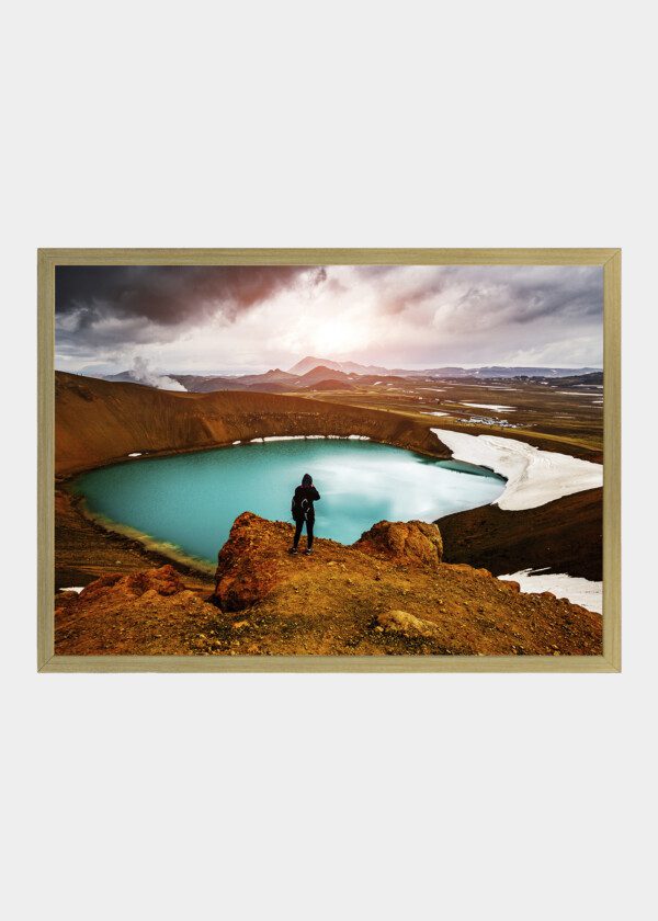 LAKE IN ICELAND