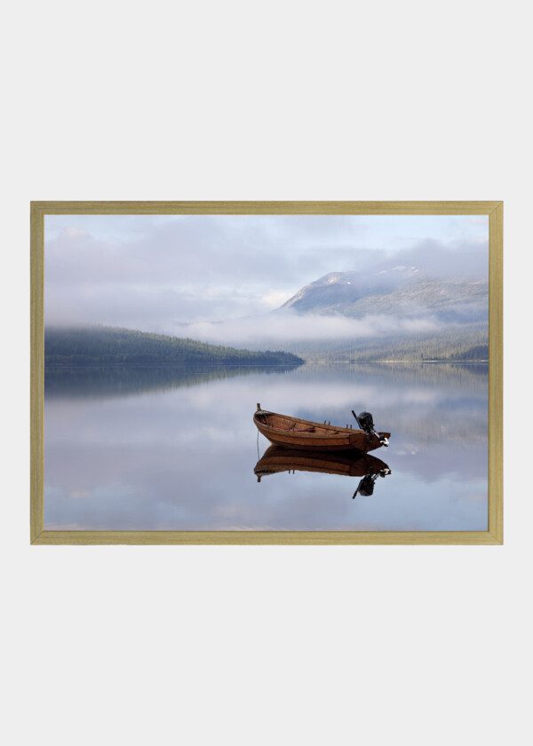 EKA IN AN ALPINE LAKE