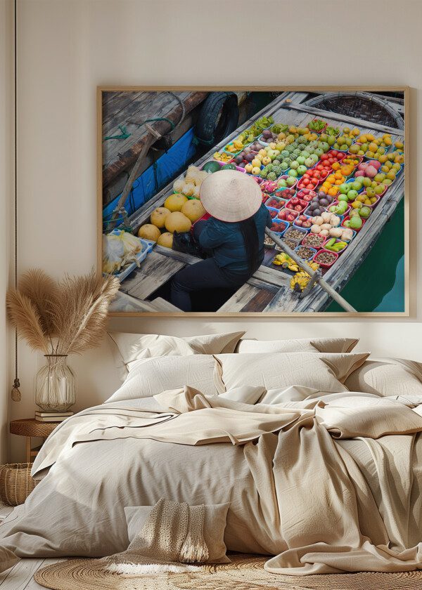 BOAT-BORNE FRUIT SELLER