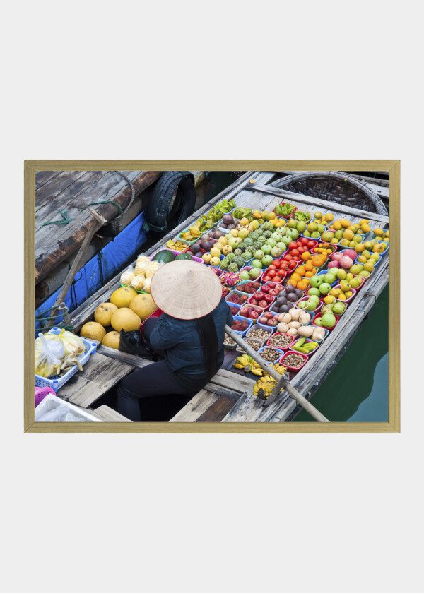 BOAT-BORNE FRUIT SELLER