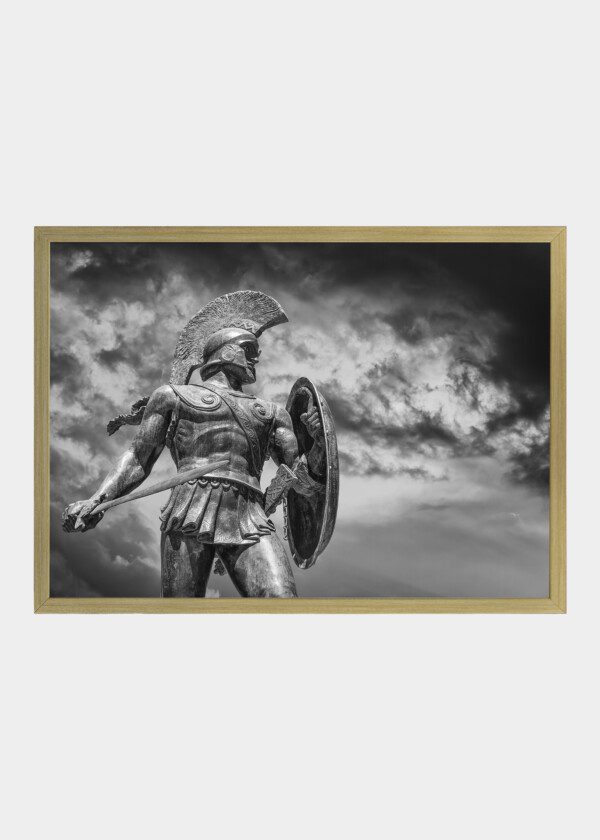 LEONIDES. KING OF SPARTA. BLACK AND WHITE