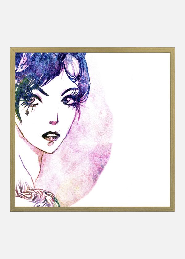 ILLUSTRATION. WOMAN FACE