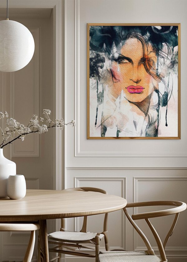 ILLUSTRATION. WOMAN FACE