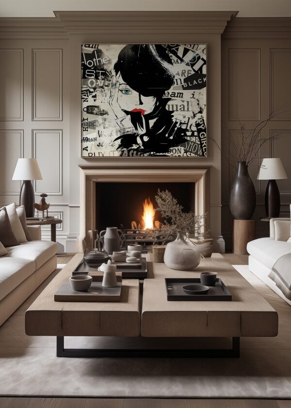 POSTER. WOMAN FACE