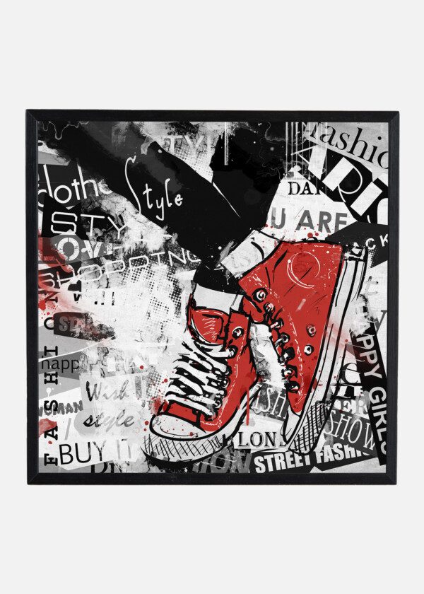 POSTER. GYM SHOES