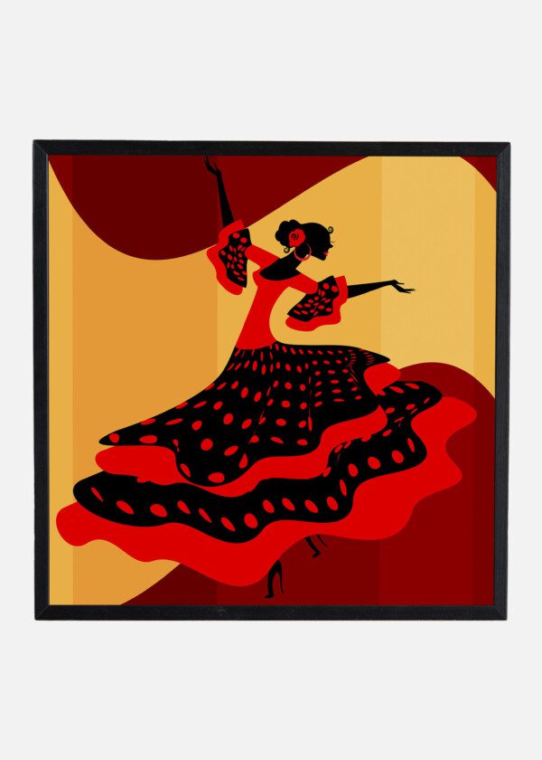 ILLUSTRATION. FLAMENCO DANCE