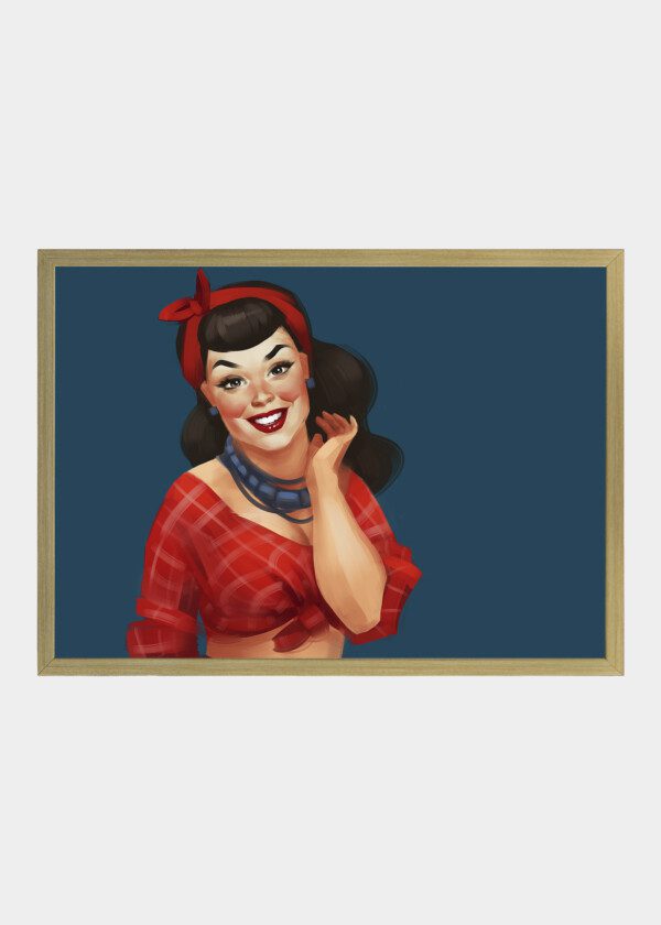 ILLUSTRATION. WOMAN