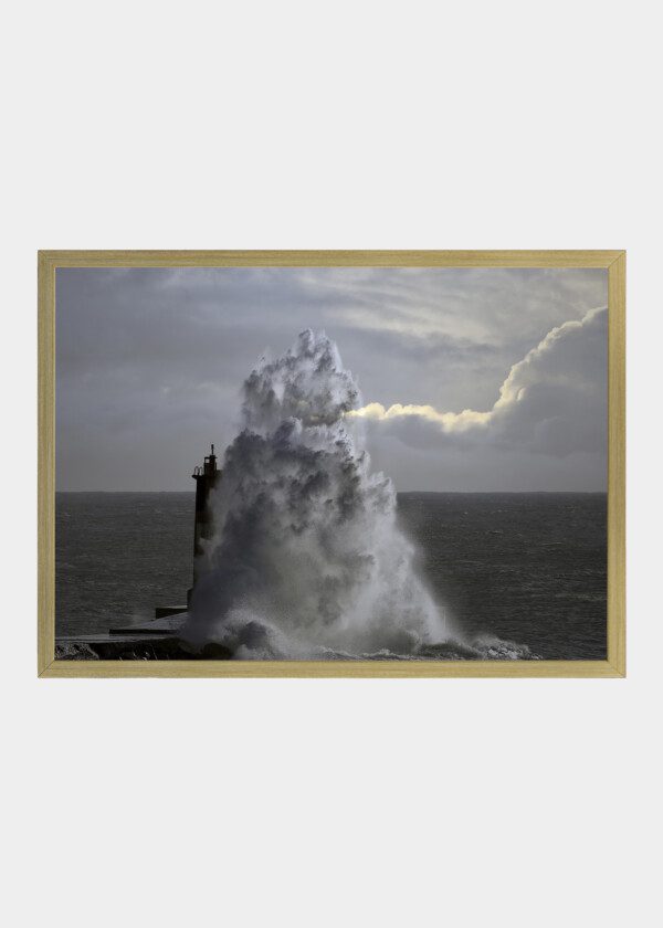 LIGHTHOUSE AND BIG WAVE