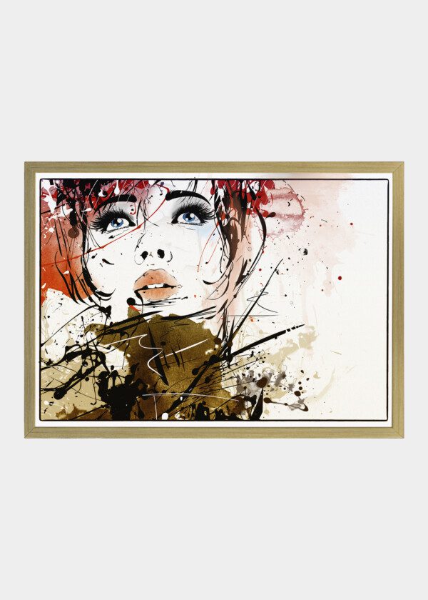 ILLUSTRATION. WOMAN FACE