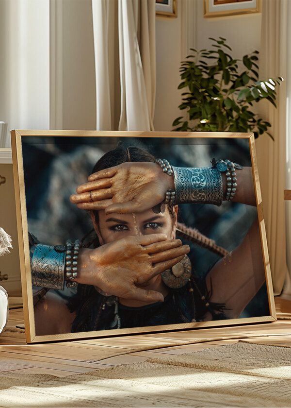 INDIAN WITH GOLD HANDS