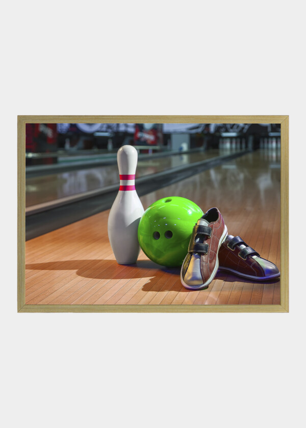 GREEN BOWLING BALL