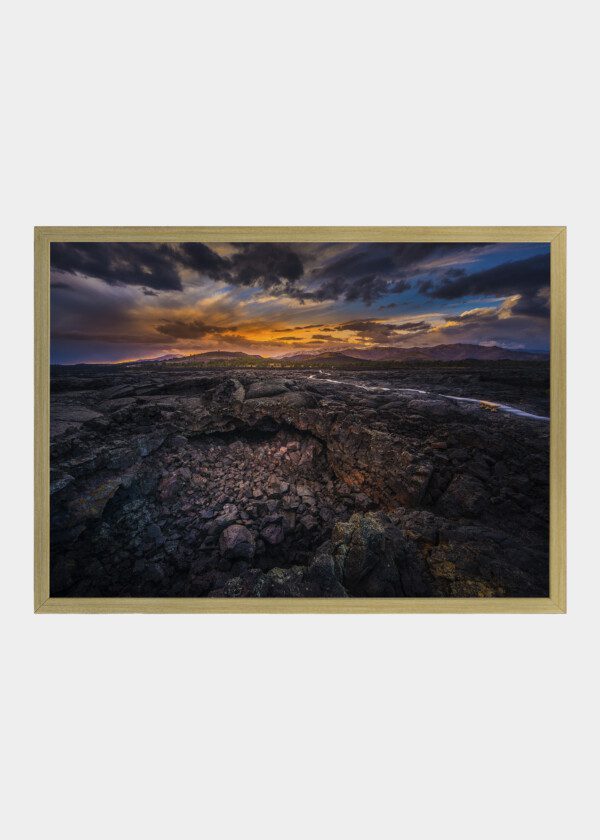 DARK CLOUDS OVER BLACK MOUNTAINS