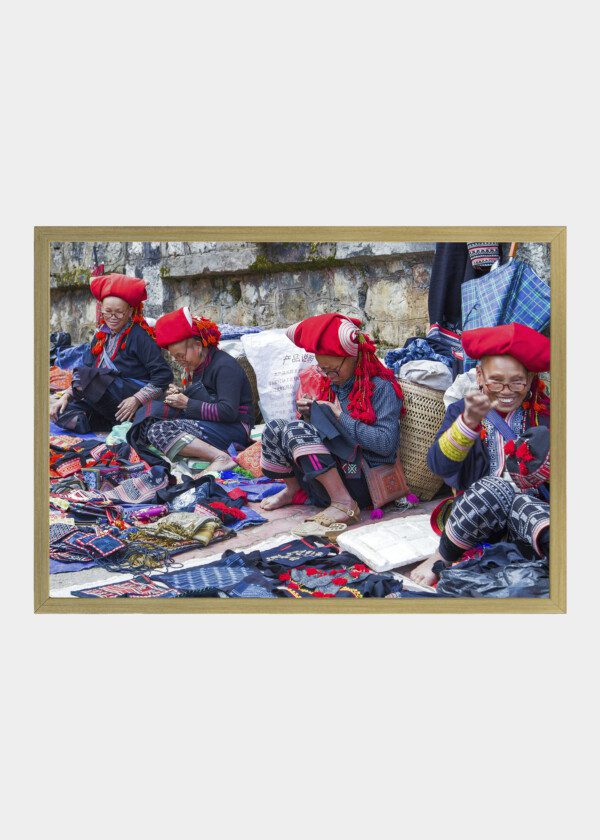 SEWING SHOES IN LAO CAI. VIETNAM