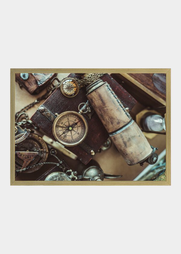 COMPASS AND HOURGLASS