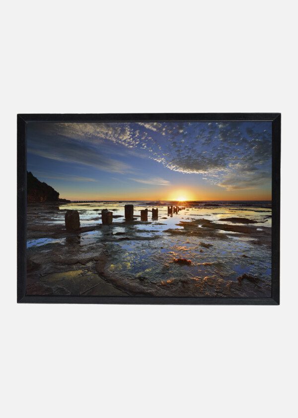 SUNSET OVER THE SEA