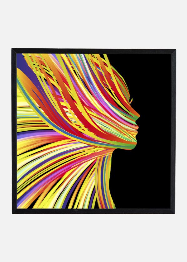 ILLUSTRATION FACE WITH COLOR