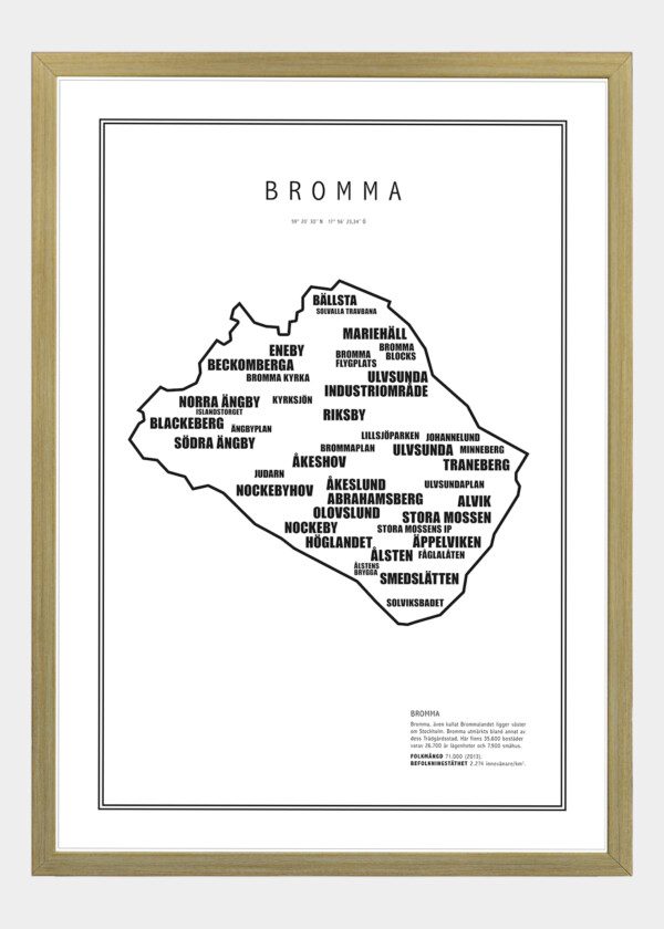 TEXT KARTA BROMMA