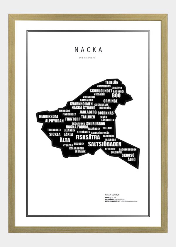 TEXT KARTA NACKA (SVART)