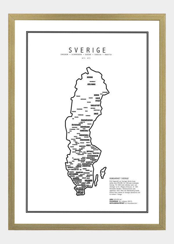 TEXT KARTA SVERIGE