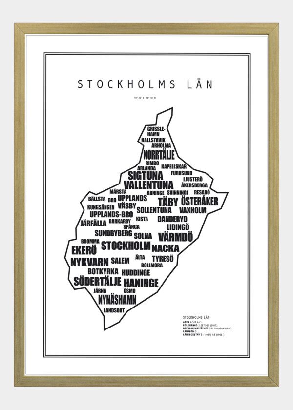 TEXT KARTA STOCKHOLMS LÄN