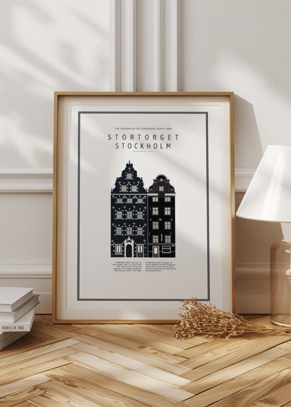 STORTORGET GAMLA STAN (SVART/VIT)