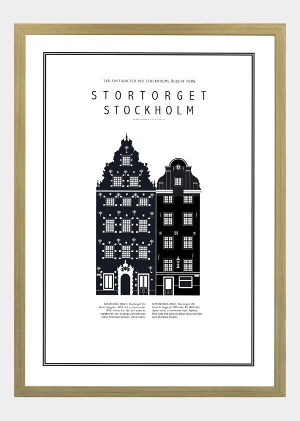 STORTORGET GAMLA STAN (SVART/VIT)