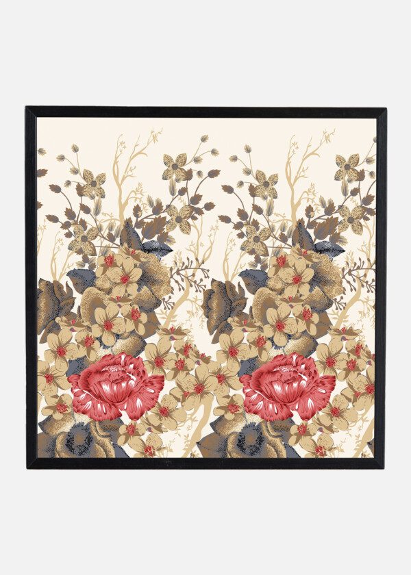 SEAMLESS FLORAL PATTERN WITH FLOWERS