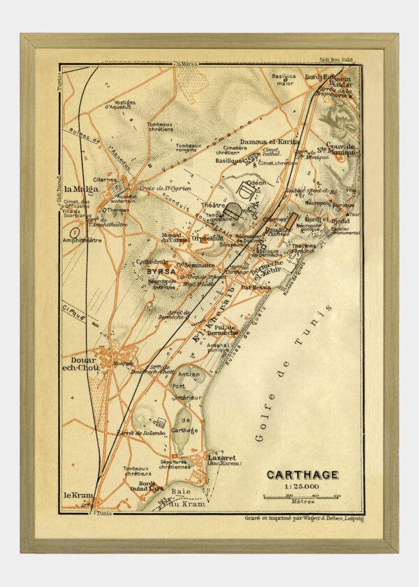 CARTHAGE, TUNISIEN 1909