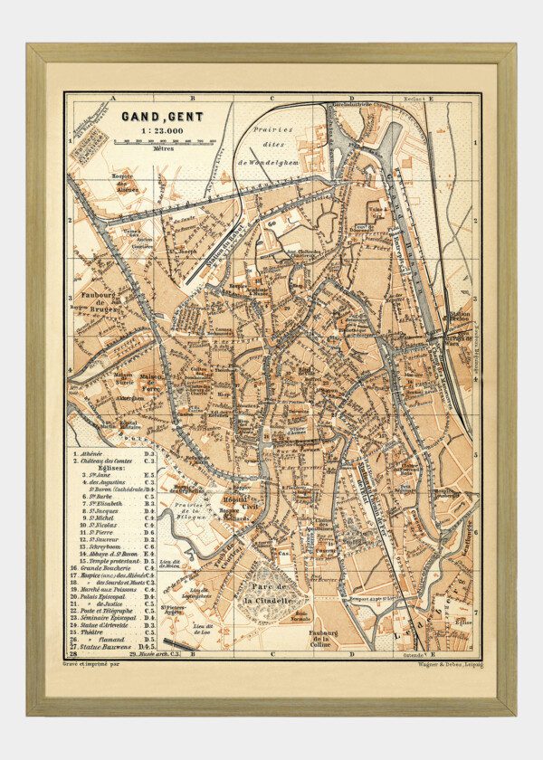 GHENT, BELGIEN 1897