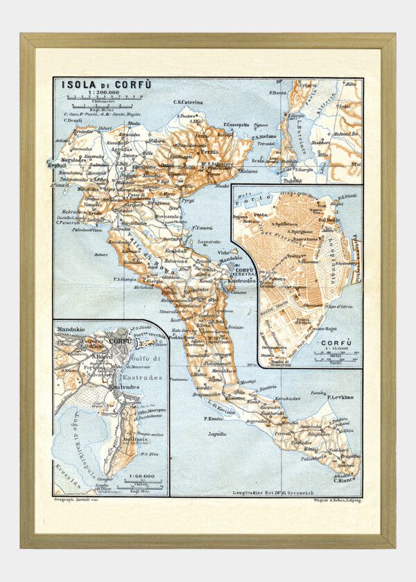 ISOLA DI CORFÙ, ITALIEN 1912