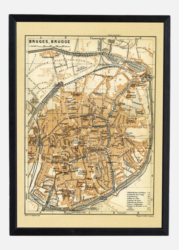 BRUGES, BELGIEN 1910