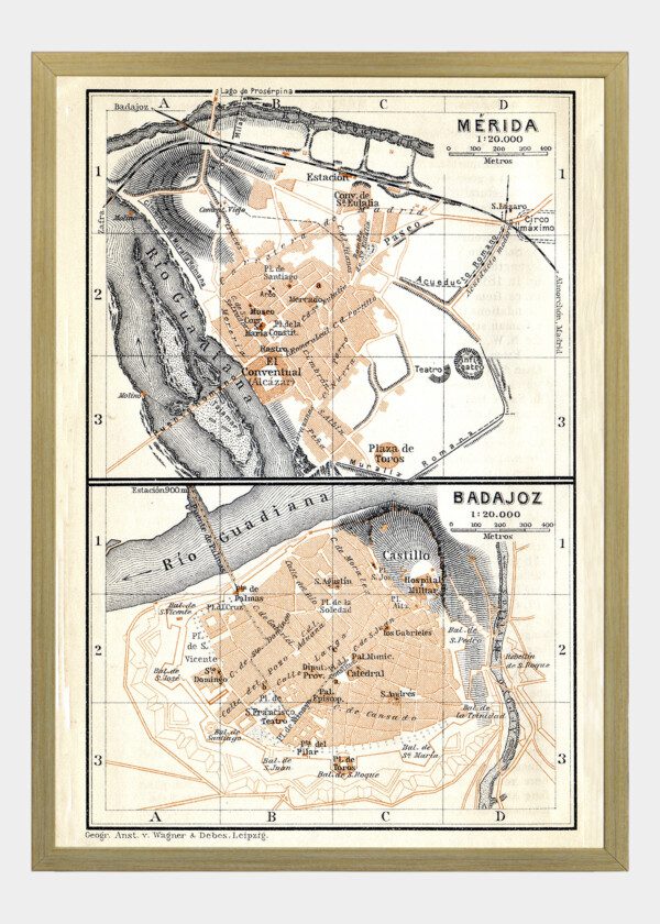 MÉRIDA & BADAJOZ, SPANIEN 1913