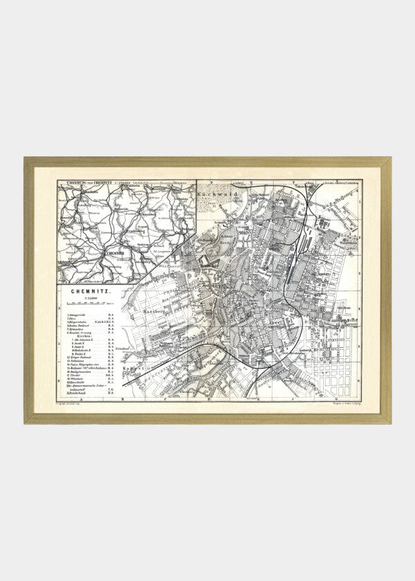 CHEMNITZ, TYSKLAND 1897