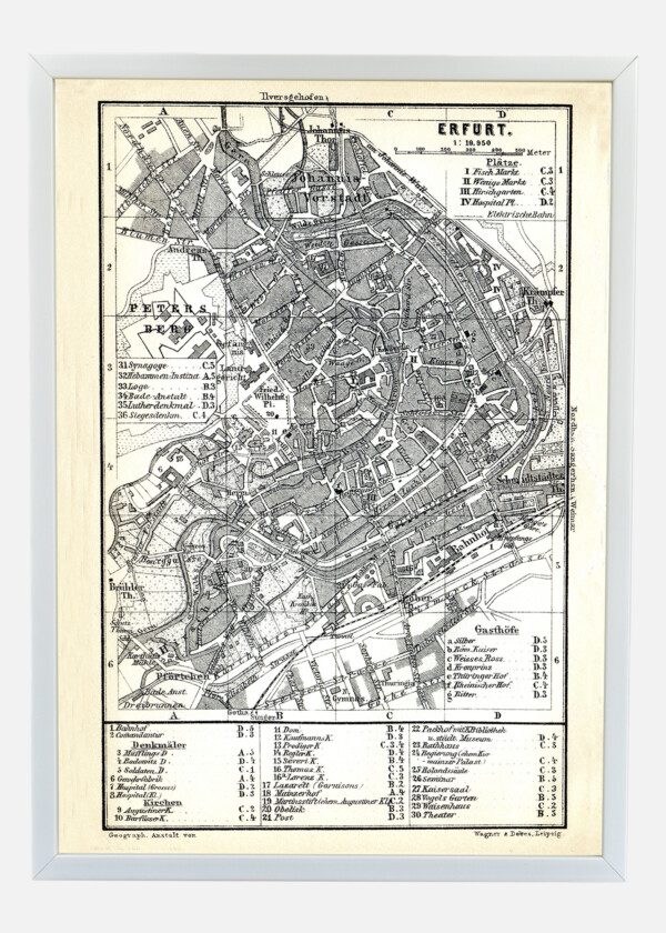 ERFURT, TYSKLAND 1897