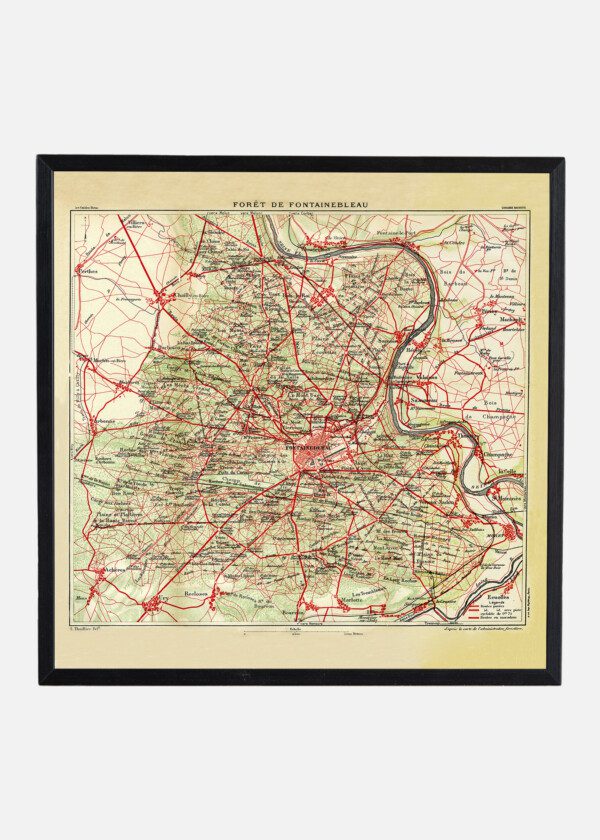 FOR?T DE FONTAINEBLEAU, FRANKRIKE 1909