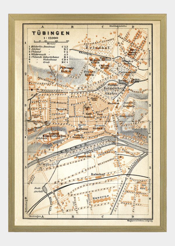 TÜBINGEN, TYSKLAND 1907