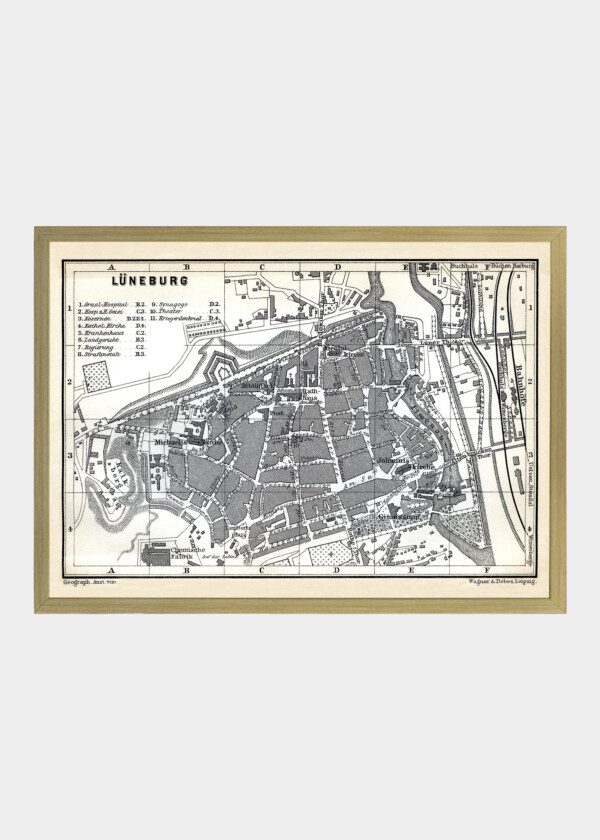 LÜNEBURG, TYSKLAND 1897