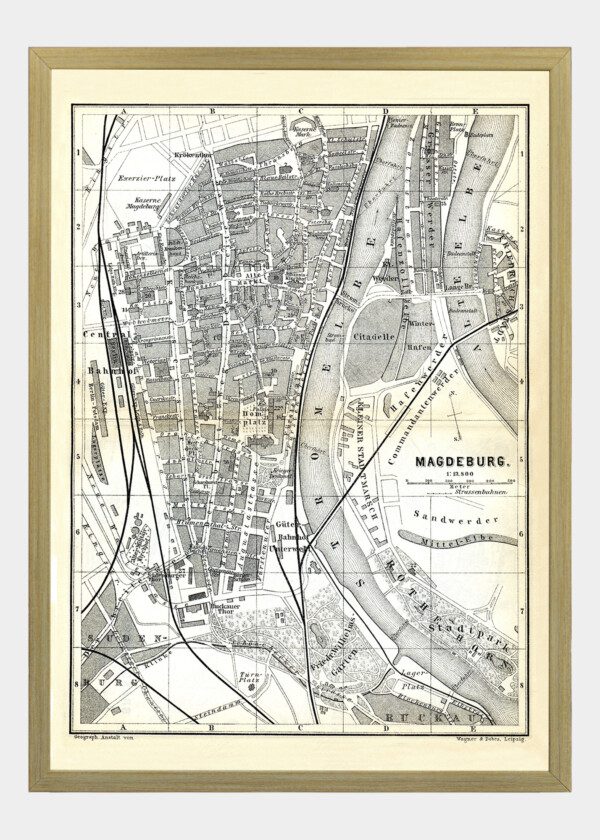 MAGDEBURG, TYSKLAND 1897